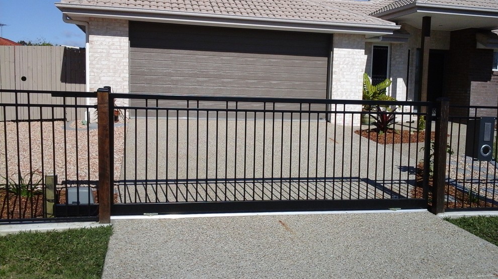 Entry Gates Exterior Brisbane by Northern Suburbs Fencing Houzz