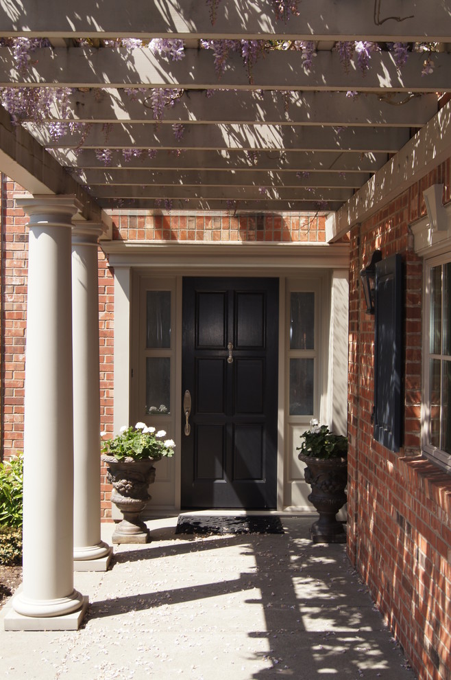 Entry Trellis and Walk Traditional Exterior Seattle by David