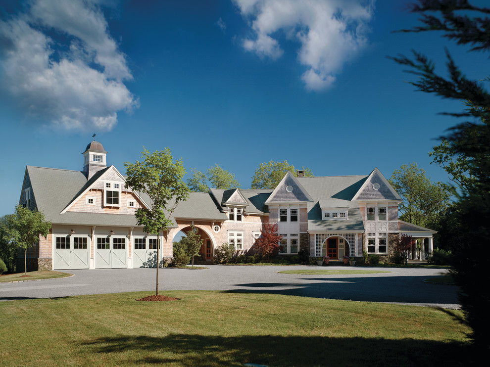 Inspiration for a timeless exterior home remodel in Providence