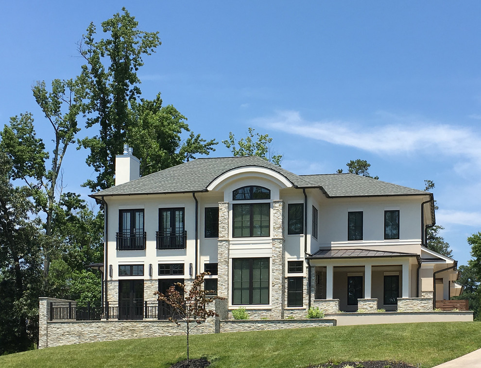 Contemporary Stucco Homes Hayes