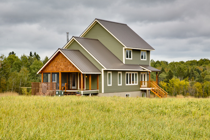 Esko Farmhouse - Contemporáneo - Fachada - Minneapolis - de Wagner Zaun ...