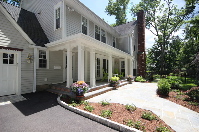 Essex Fells Rear Addition - Traditional - House Exterior - New York ...