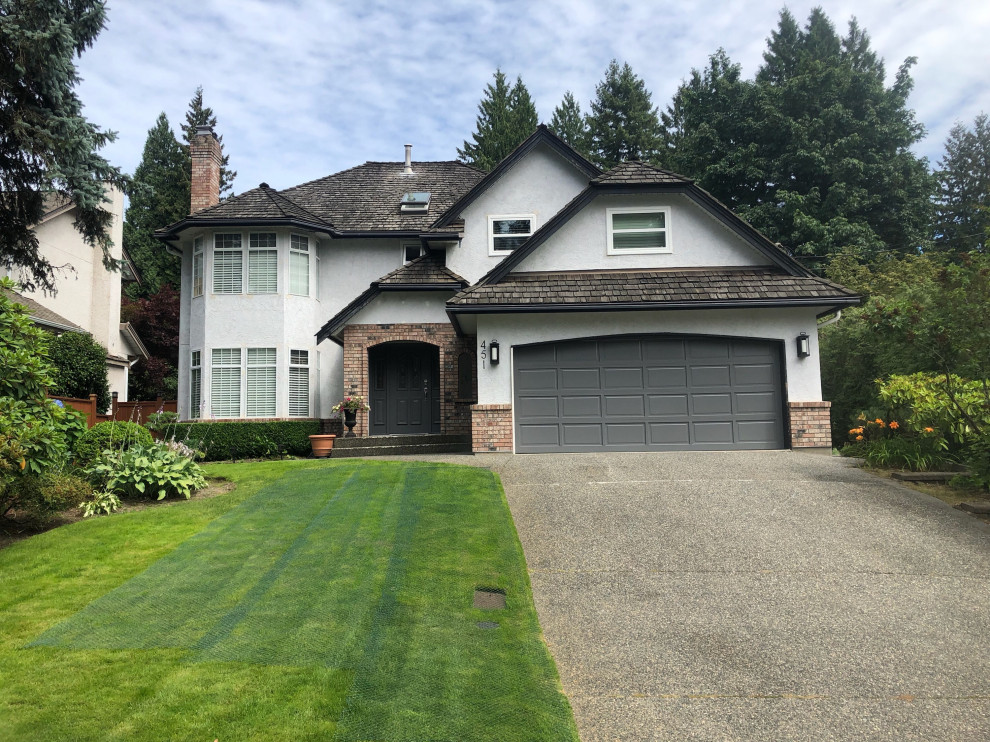 Exterior Brick Staining Before Photo Exterior Vancouver by