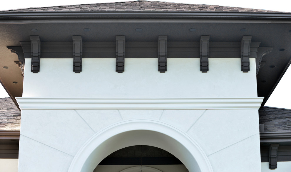 Exterior EPS Corbels and Mouldings Méditerranéen Façade Toronto