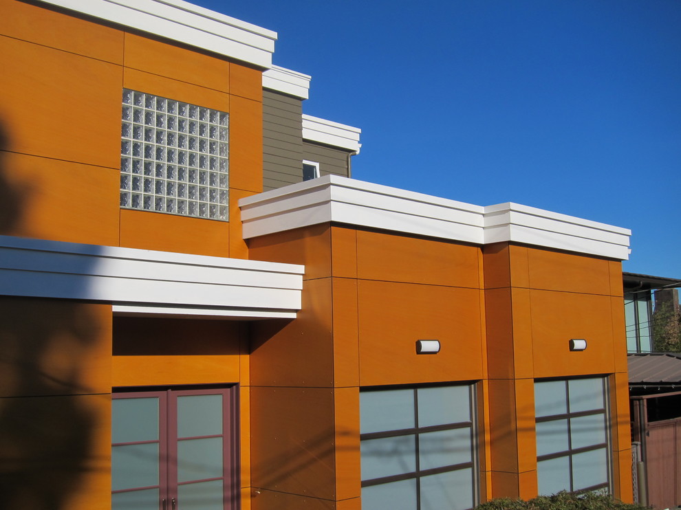 Exterior facelift Contemporary Exterior Seattle by Marci