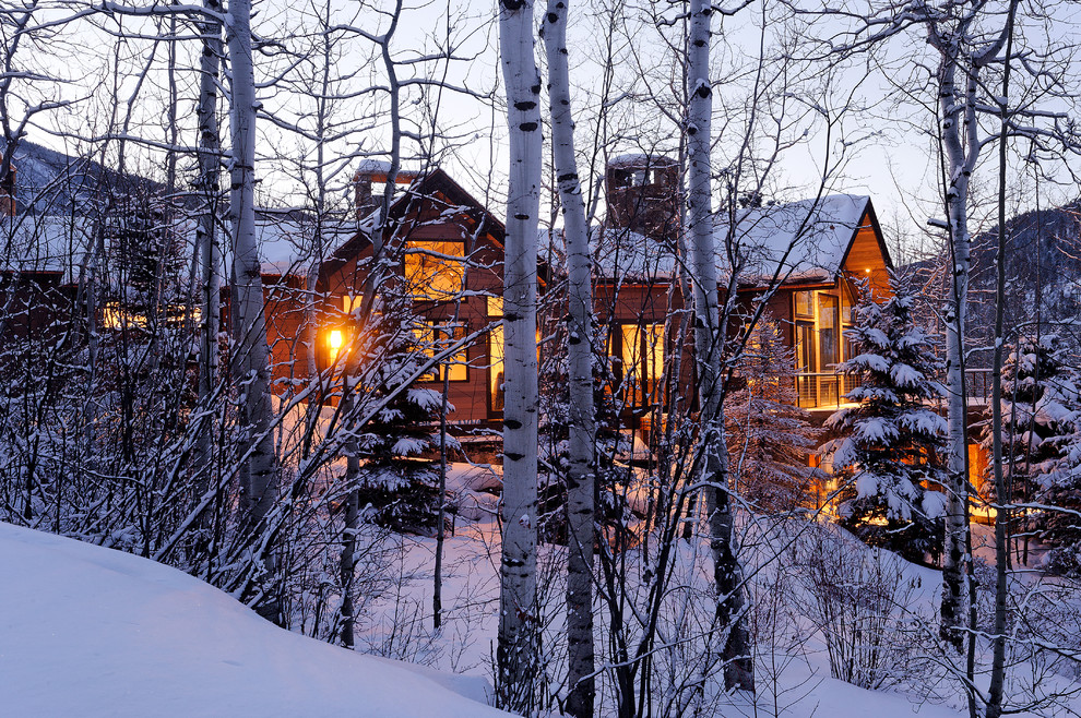 Exterior Rustic House Exterior Denver by Forum Phi Architecture