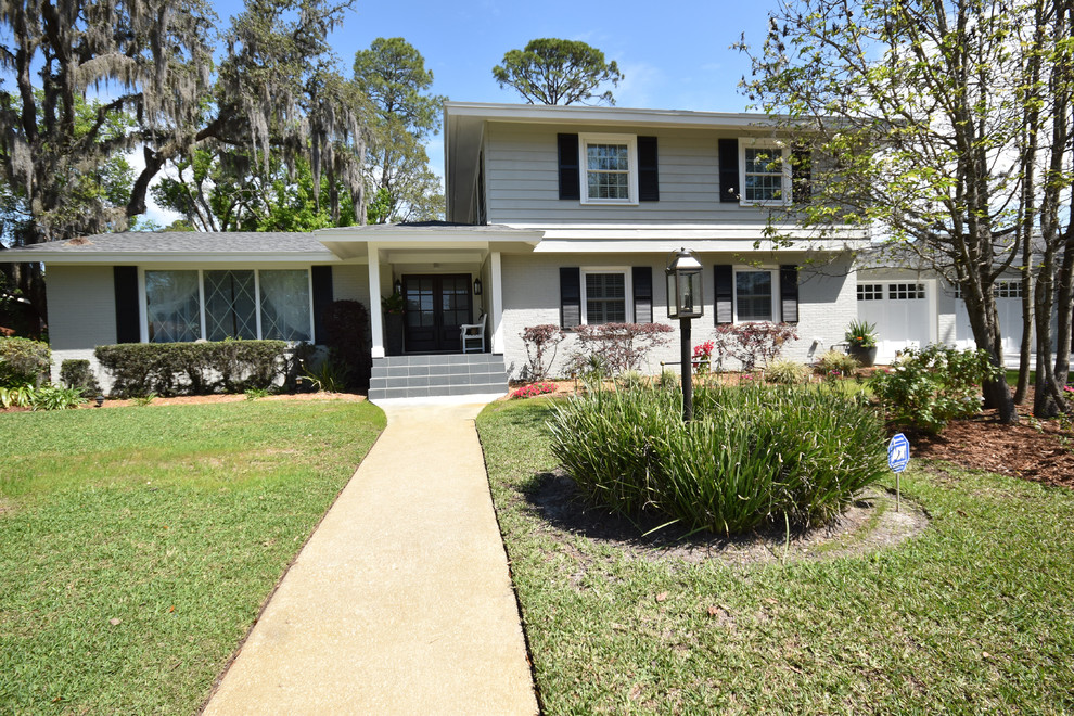 This is an example of a traditional house exterior in Jacksonville.