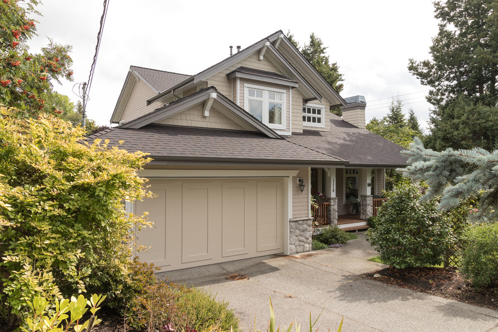 Exterior Painting & Staining Project Transitional Exterior