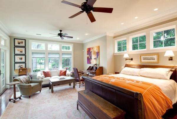Klassisches Schlafzimmer in Charleston