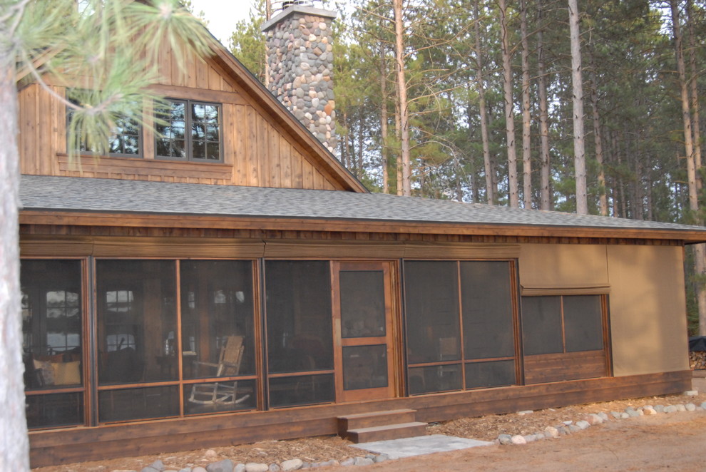 Exterior Roman Shades Traditional Exterior