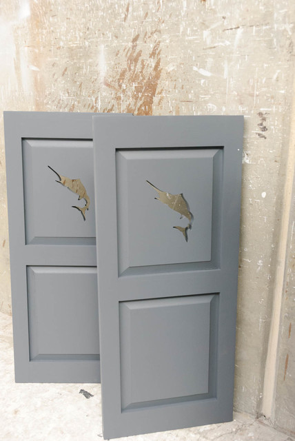 Exterior Shutters With Cutouts Beach Style Orange County By Acura Custom Inc Houzz Nz Exterior Shutters With Cutouts Beach, Outdoor Shutters With Cutouts