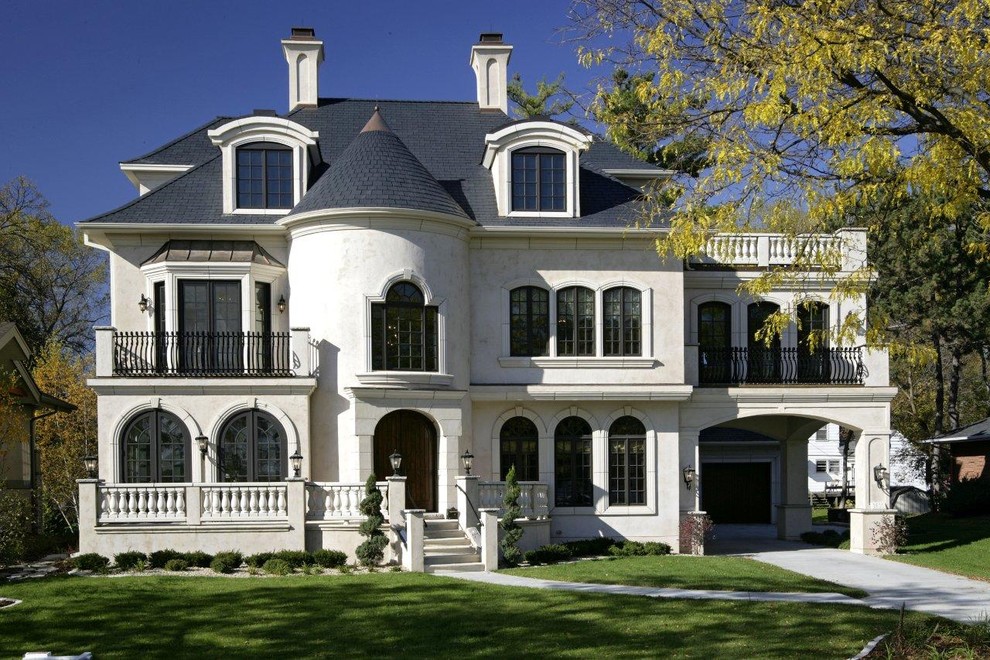 Traditional house exterior in Minneapolis.