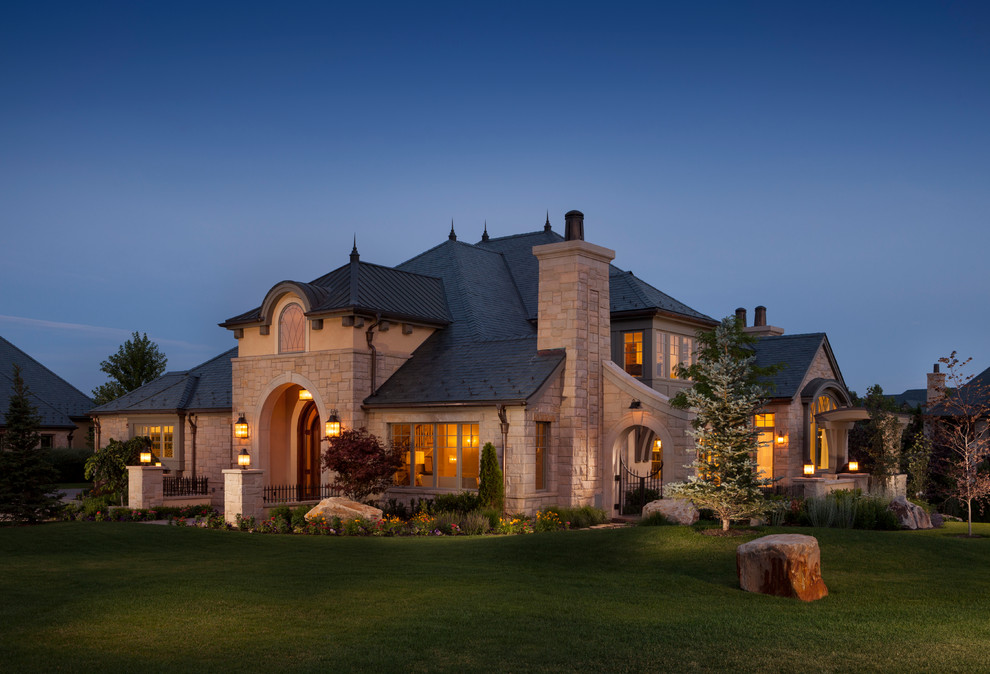Inspiration for a timeless exterior home remodel in Salt Lake City