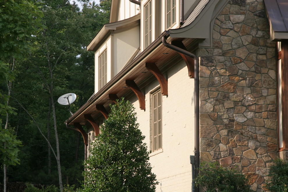 Exterior Timber Features Rustic Exterior Raleigh by Southern Woodcraft & Design LLC Houzz
