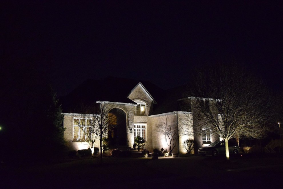 Exterior Up Lighting Traditional Exterior Indianapolis by