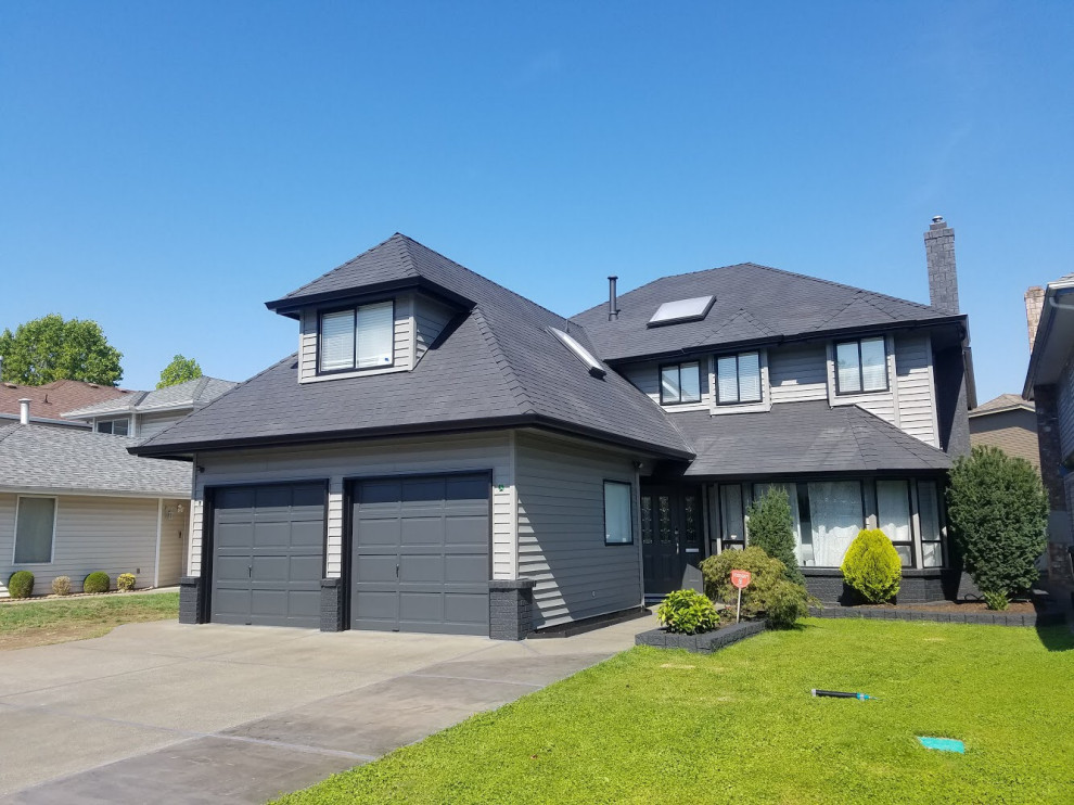 Exterior Vinyl Siding Painting After Photo Modern Exterior