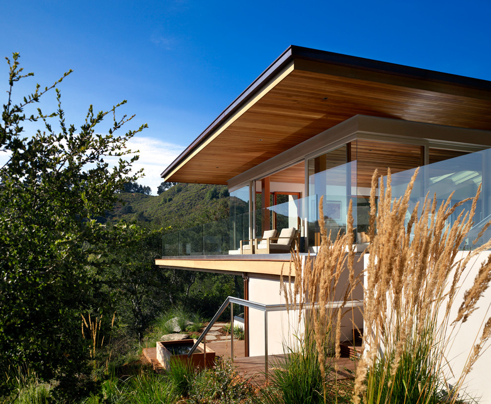 This is an example of a contemporary house exterior in San Francisco.