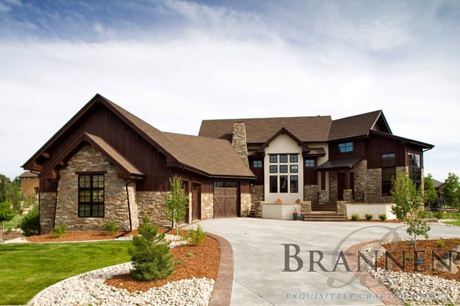 This is an example of a contemporary house exterior in Denver.