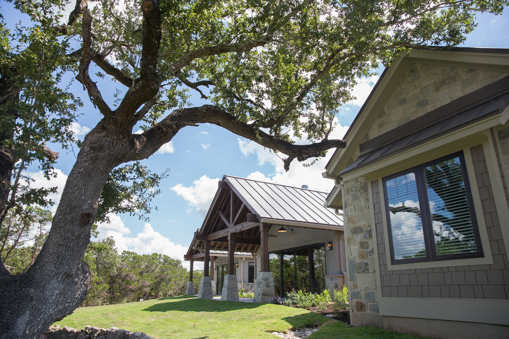 Exteriors Rustic Exterior Austin by G. Morris Homes Houzz