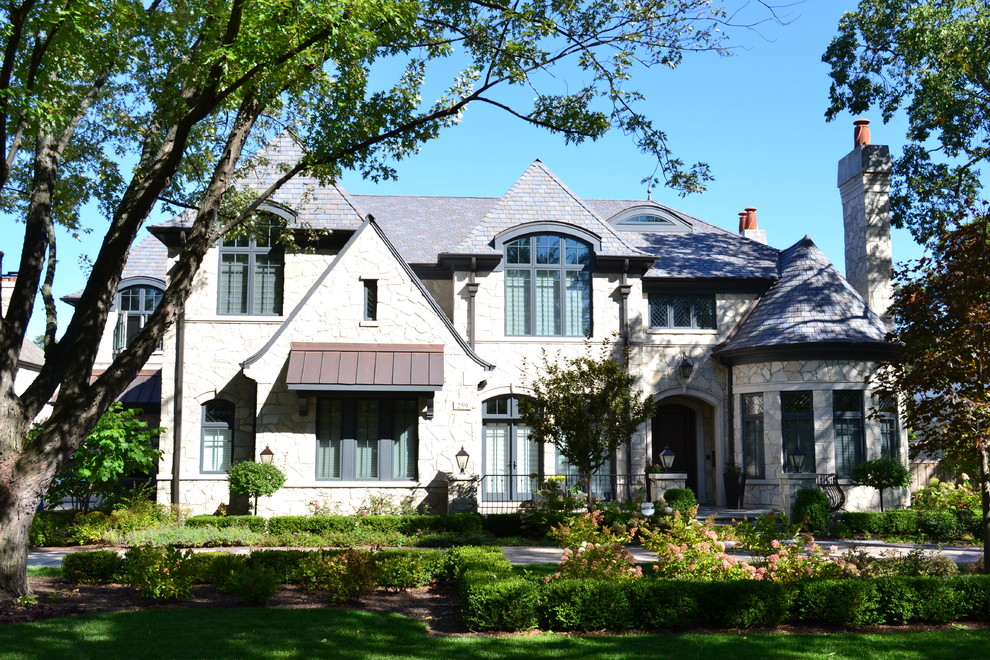 Transitional exterior home photo in Chicago