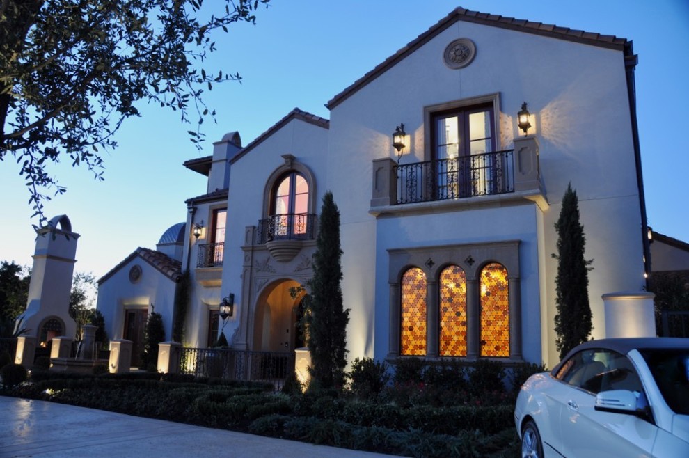 Exteriors Mediterranean Exterior Dallas by Simmons Estate Homes