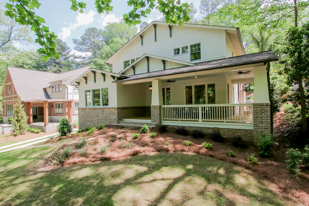 Example of an exterior home design in Atlanta