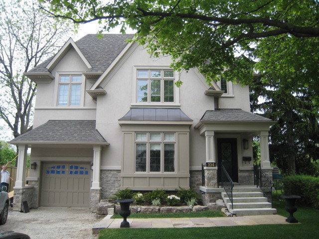 Photo of a classic house exterior in Toronto.