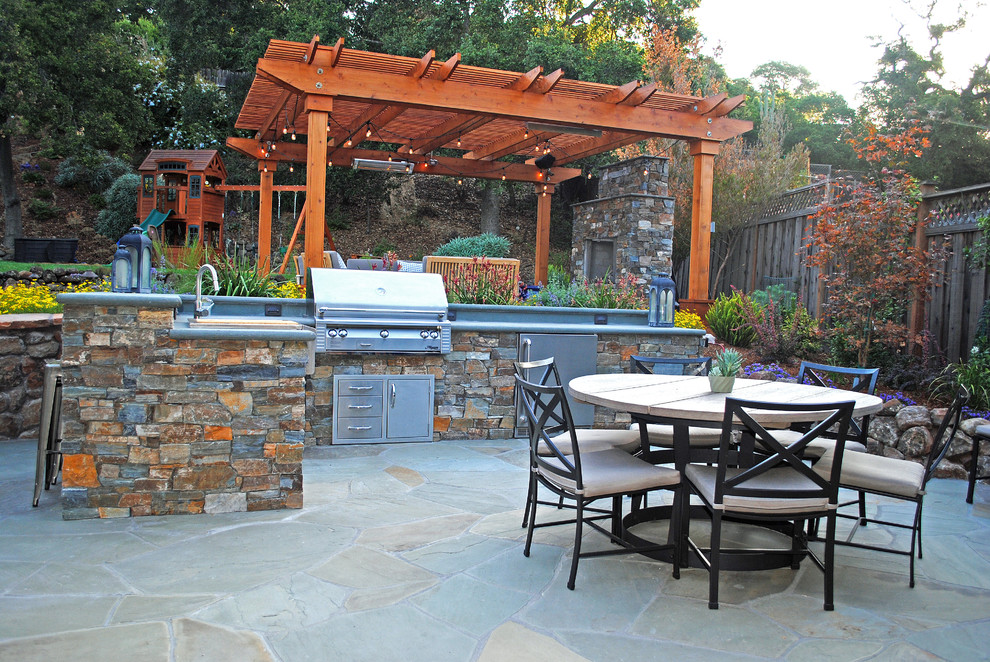 Fabulous outdoor kitchen - Craftsman - Patio - San Francisco - by ...