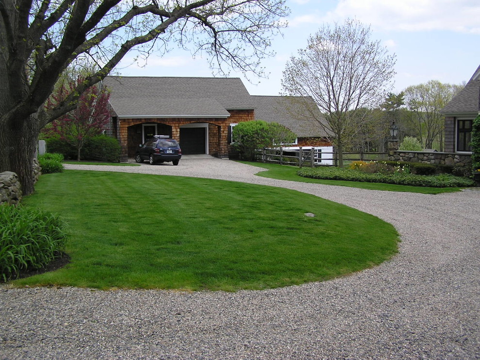 Fall Ridge Farm Farmhouse Exterior Portland Maine by Salmon