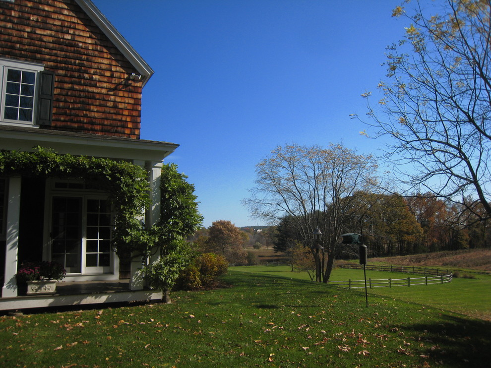 Fall Ridge Farm Farmhouse Exterior Portland Maine by Salmon