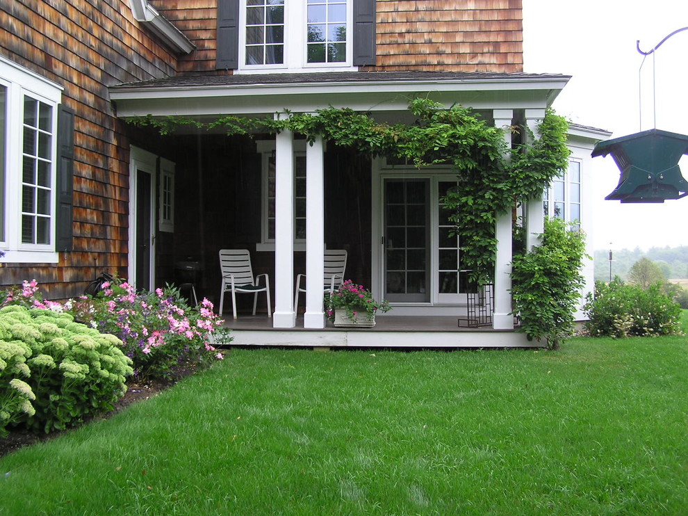 Fall Ridge Farm Farmhouse Exterior Portland Maine by Salmon