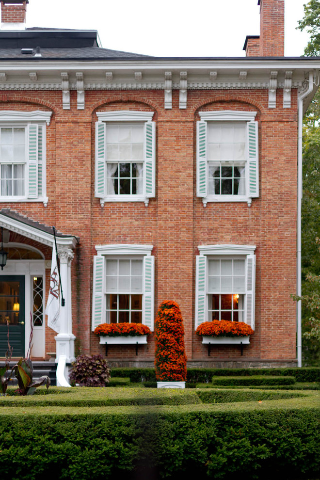 Aménagement d'une façade de maison.