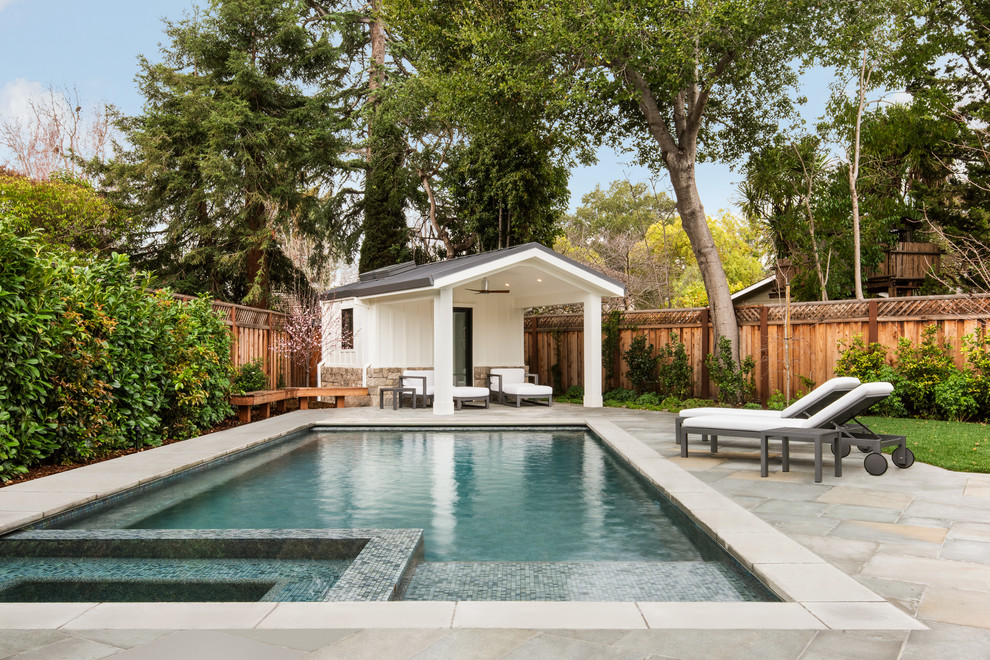 Inspiration for a small cottage pool remodel in San Francisco