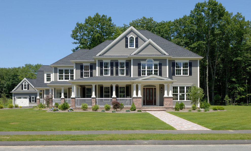 Farmhouse Style - Colonial Elements - Traditional - Exterior - Boston ...