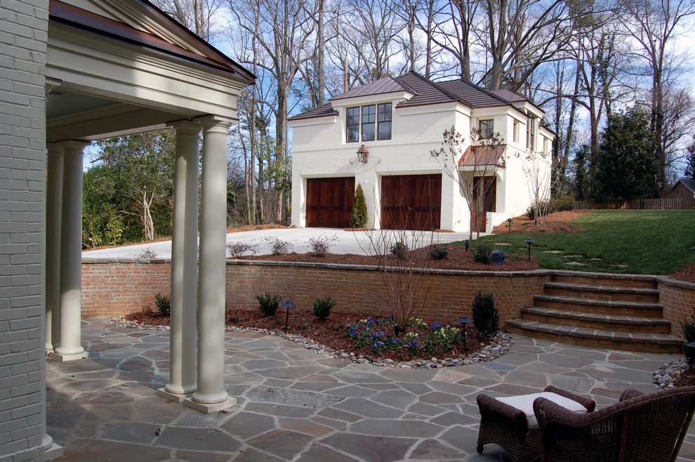 Inspiration for a contemporary exterior home remodel in Charlotte