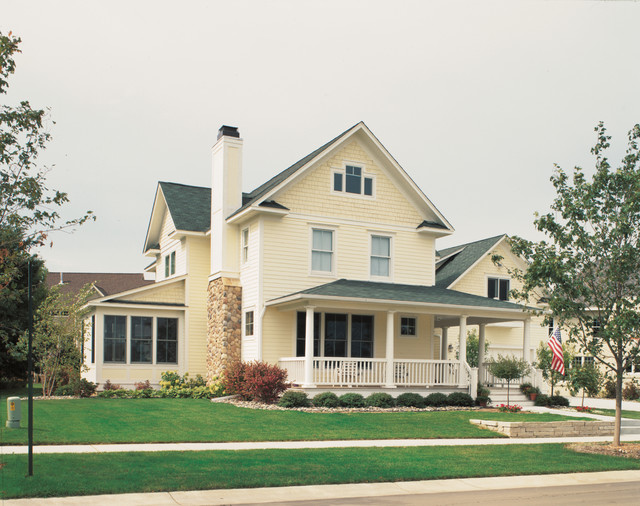 Fiber Cement Siding Country Exterior Other by Beach Windows
