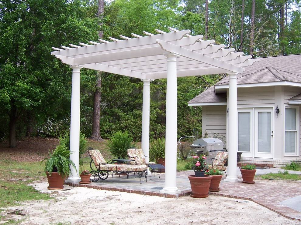 Fiberglass Pergolas Traditional Exterior Chicago by Porch