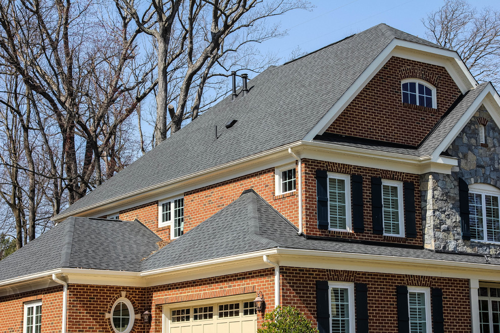 Finished Roofing Work Traditional Exterior DC Metro Finished Roofing Work Traditional Exterior DC Metro