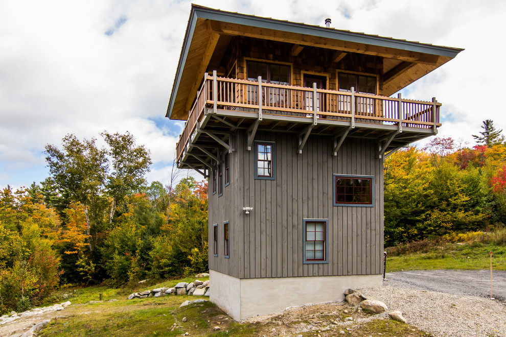 Fire Tower House, Warren NH Eclectic Exterior Burlington by