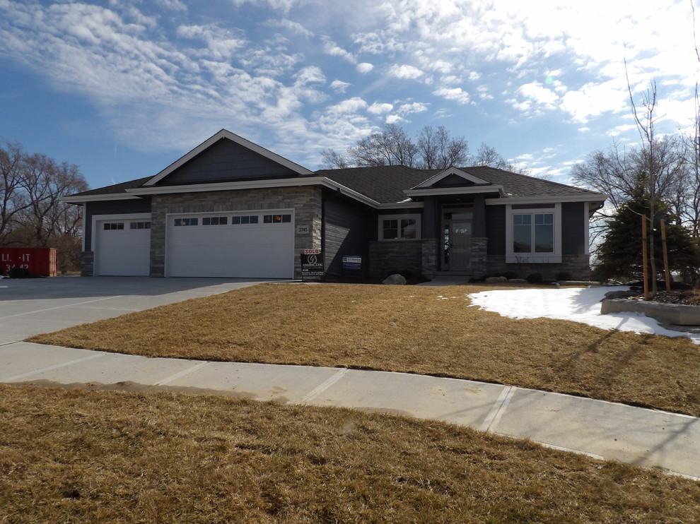 Five Fountains Ranch Transitional Exterior Omaha by CROWN, LTD