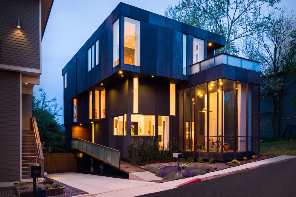 Стильный дизайн: большой дом в современном стиле - последний тренд