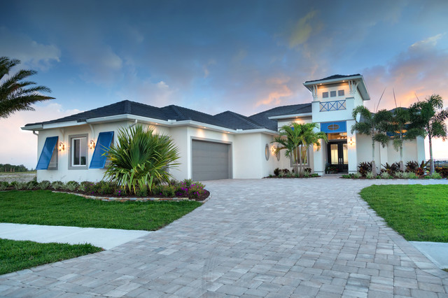 Florida Coastal Home designs - Rustic - Exterior - Orlando - by Joyal Homes  | Houzz