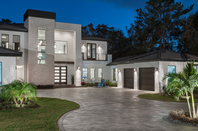 Florida Modern Home - Contemporary - Exterior - Orlando - by Jorge Ulibarri  Custom Homes | Houzz