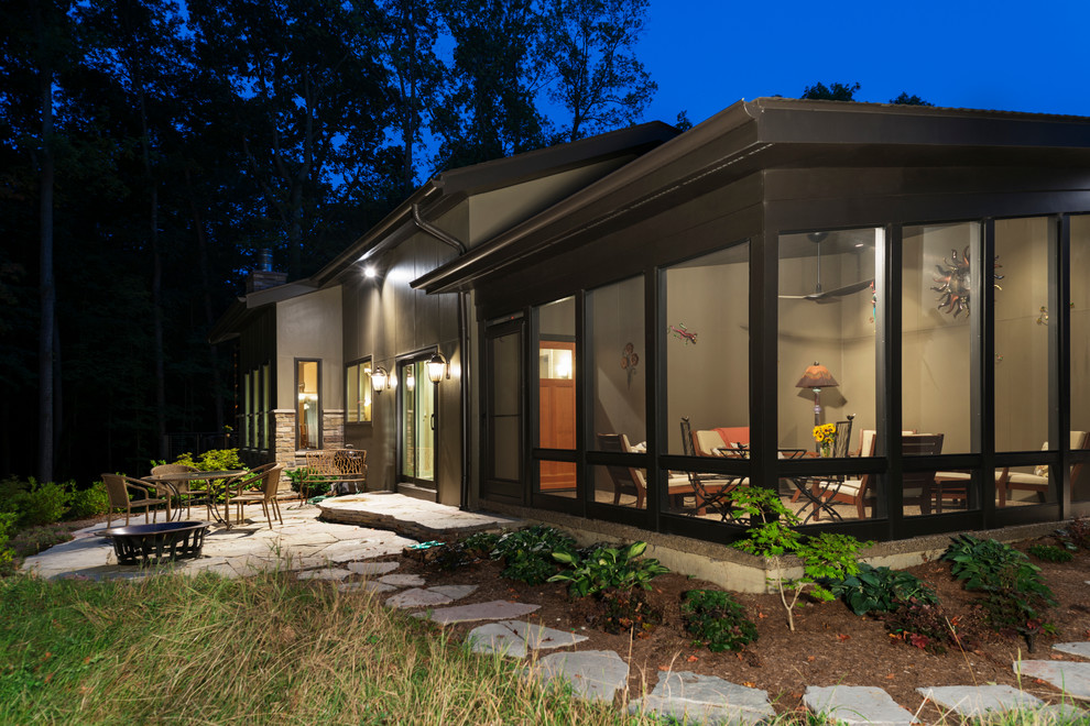 Forest Green Home Contemporary Exterior Detroit by Meadowlark