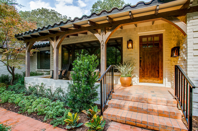 Spanish Style Home Exterior Poarch