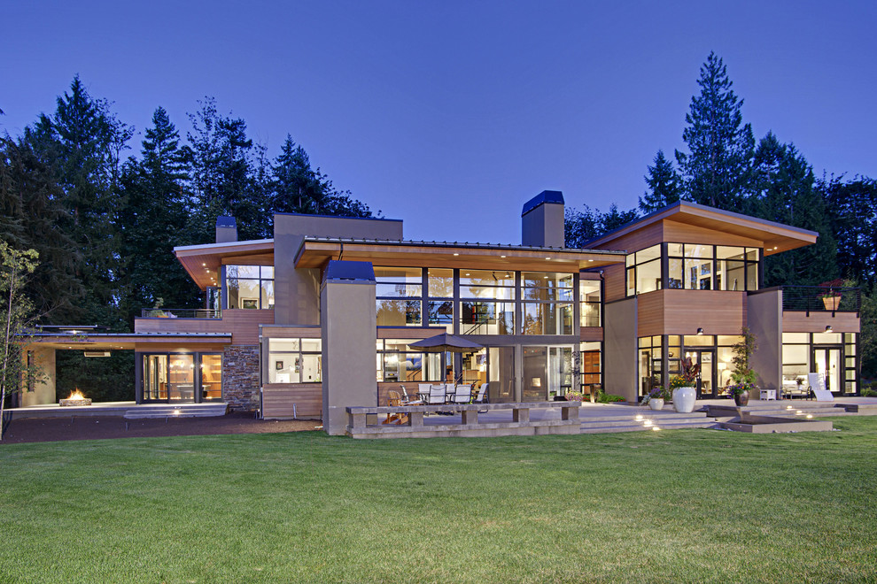 Forest House - Exterior - Contemporary - Exterior - Seattle - by McClellan Architects | Houzz