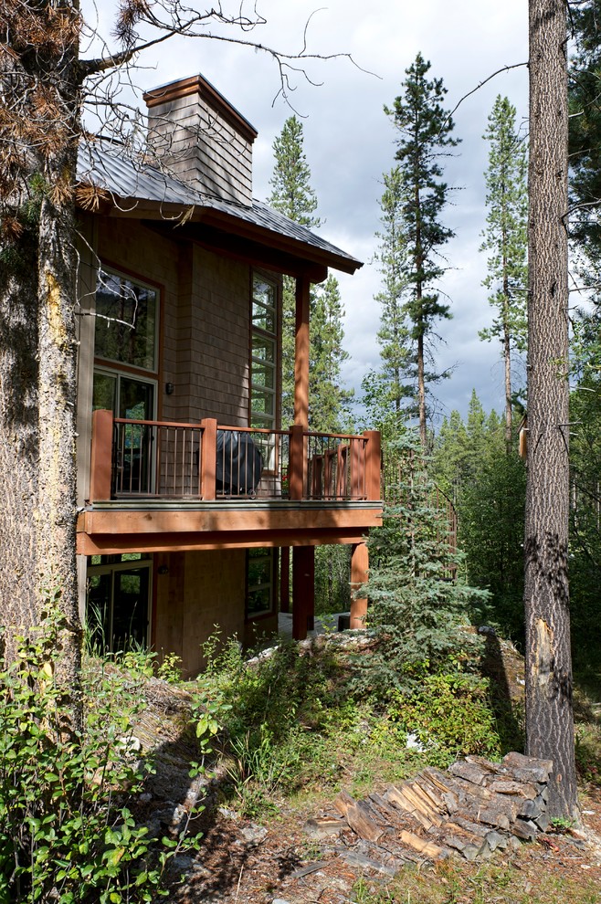 Mountain style exterior home photo in Calgary