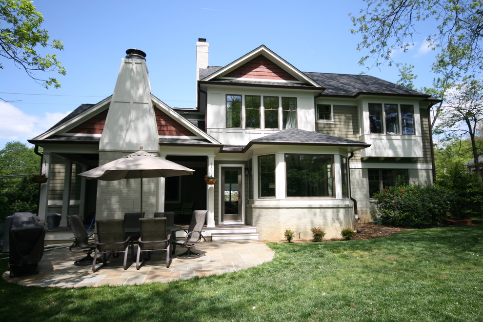 Franklin Street House Eclectic Exterior DC Metro by Robert