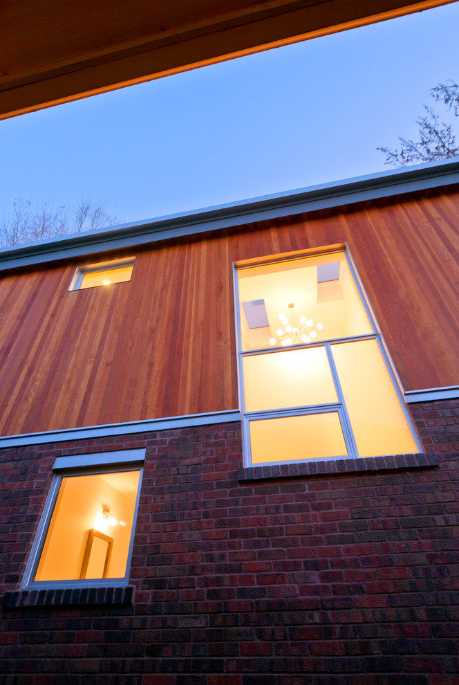 Franklin Street Residence Evening Modern Exterior Denver by