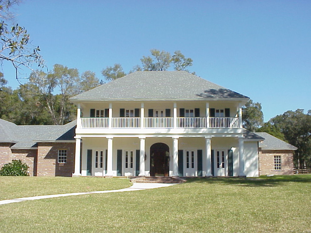French Colonial Traditional Exterior Orlando by Pemberton Home